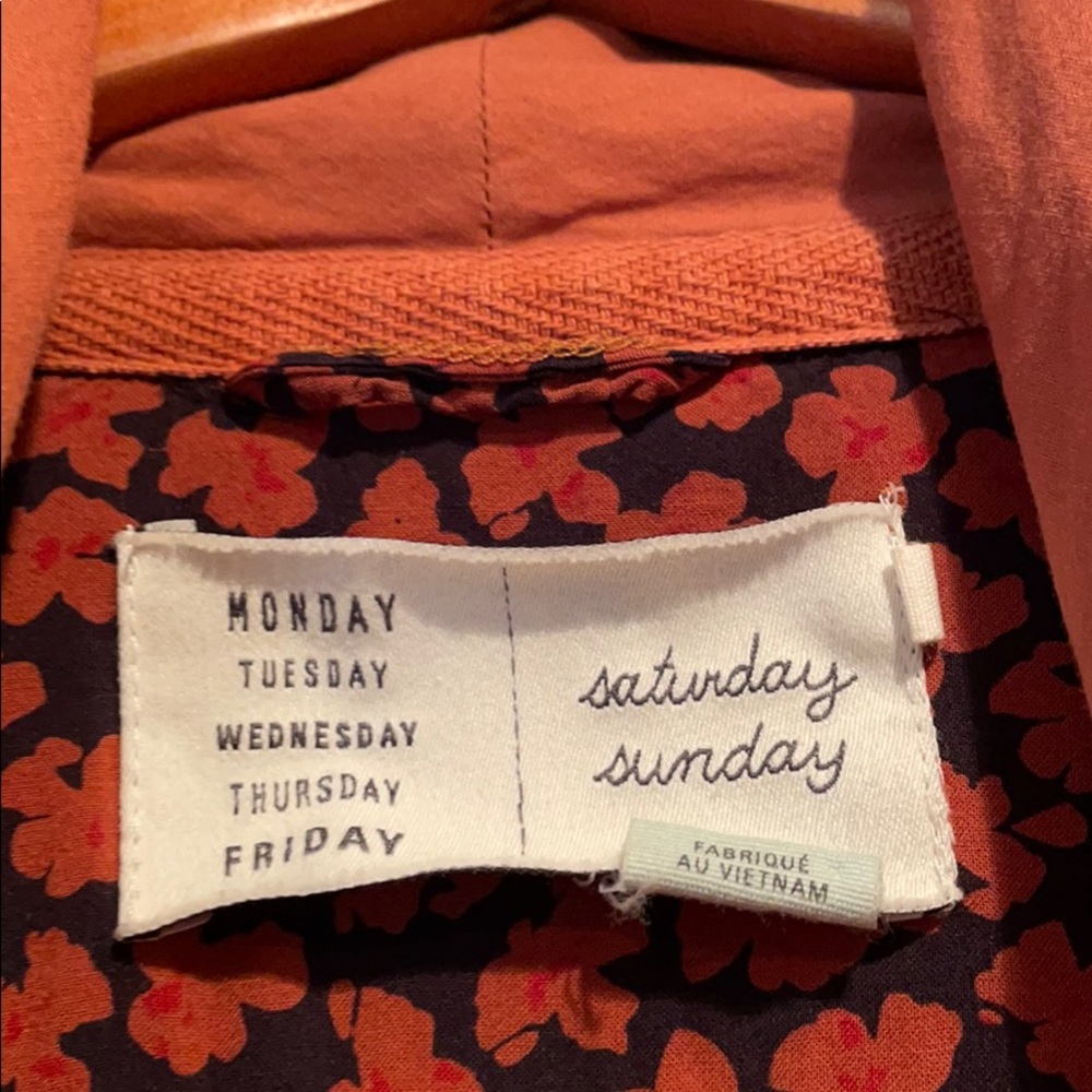 Anthro 100% Cotton Sweater Jacket - Picture 3 of 12